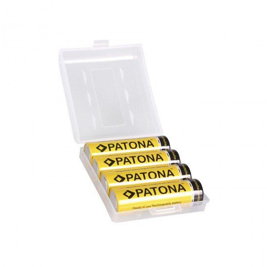 PATONA Mignon Batteries: 4x Battery AA MIGNON LR6 PATONA 2200mAh inkl box