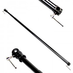 PVE telescopic tube for portable background system