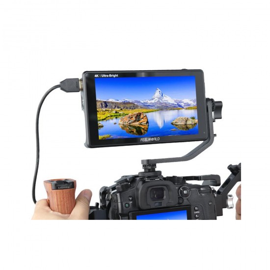 FeelWorld LUT6 6 Inch HDR3D LUT 2600nits 4K HDMI Touch Screen On-Camera Monitor